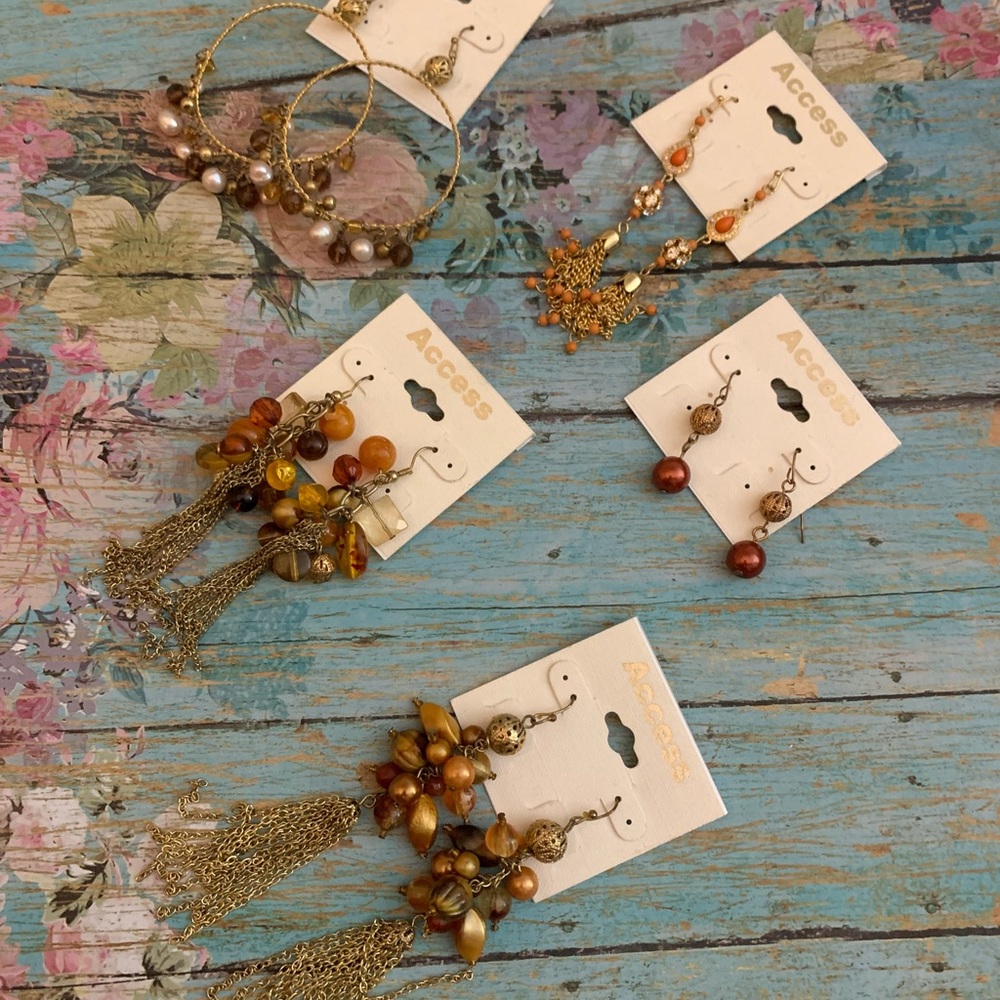 5 Pair Lot of NWT Earrings